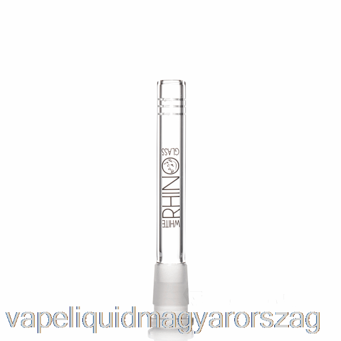 Fehér Orrszarvú 19/14 üveg Alsószárú 4,5 Hüvelykes Vape Folyadék
